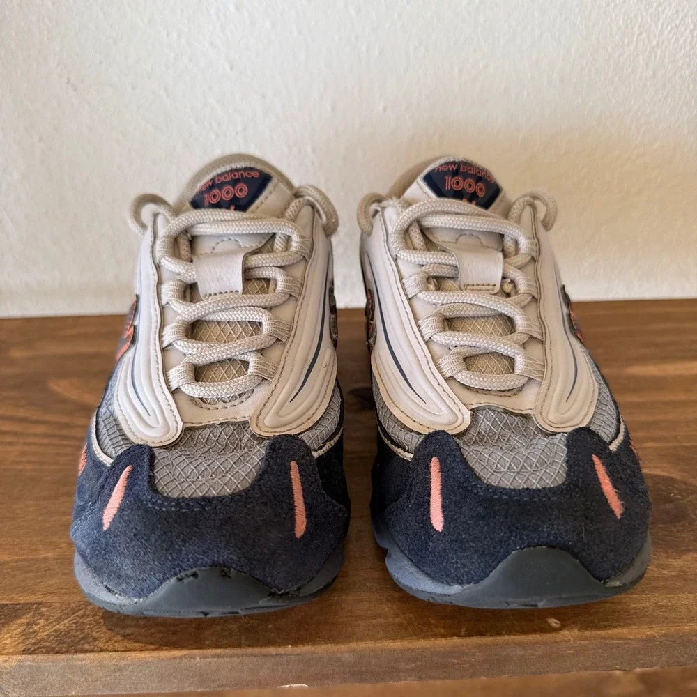 New Balance 1000 Nautical Coral Sneakers Kids Size 2 PC1000FL